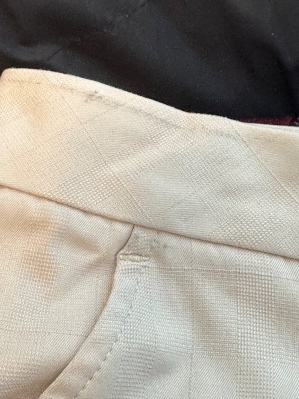 Ashworth Mens Beige Golf Shorts 32W Polyester Blend Flat Front - Picture 7 of 7